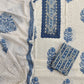 NEW LAUNCH                                    ELEGANT SCHIFFLI COTTON NECK WORK SUIT SET WITH COTTON DUPATTA