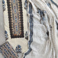 NEW LAUNCH                                    ELEGANT SCHIFFLI COTTON NECK WORK SUIT SET WITH COTTON DUPATTA