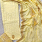 NEW LAUNCH              Aligarh Hand Embroidery Cotton Neck Work Suits with Mulmul Crosia Dupatta