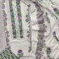 Exclusive Unstitched Cotton Suit with Mulmul Embroidery Dupatta