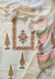 PANEL Hand Block Printed Cotton Suit with Cotton Kota Doria dupatta