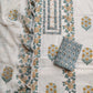 Exclusive Unstitched Cotton Suit with Mulmul Embroidery Dupatta