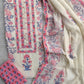 Exclusive Unstitched Cotton Suit with Mulmul Embroidery Dupatta