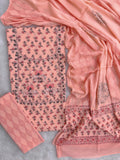 FLORAL PRINTED COTTON GOTA PATTI SUIT WITH COTTON DUPATTA