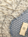 Schiffli Suit with Mulmul Dupatta