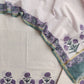 Hand Block Printed Cotton Suit with Mul Chanderi Dupatta