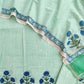 Hand Block Printed Cotton Suit with Mul Chanderi Dupatta