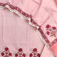 Hand Block Printed Cotton Suit with Mul Chanderi Dupatta