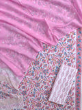 Hand Block Printed Cotton Suits with Mulmul Bandhej Dupatta