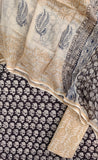 KALAMKARI Hand Block Printed Cotton Suit with Cotton Kota Doria Dupatta