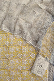 KALAMKARI Hand Block Printed Cotton Suit with Cotton Kota Doria dupatta
