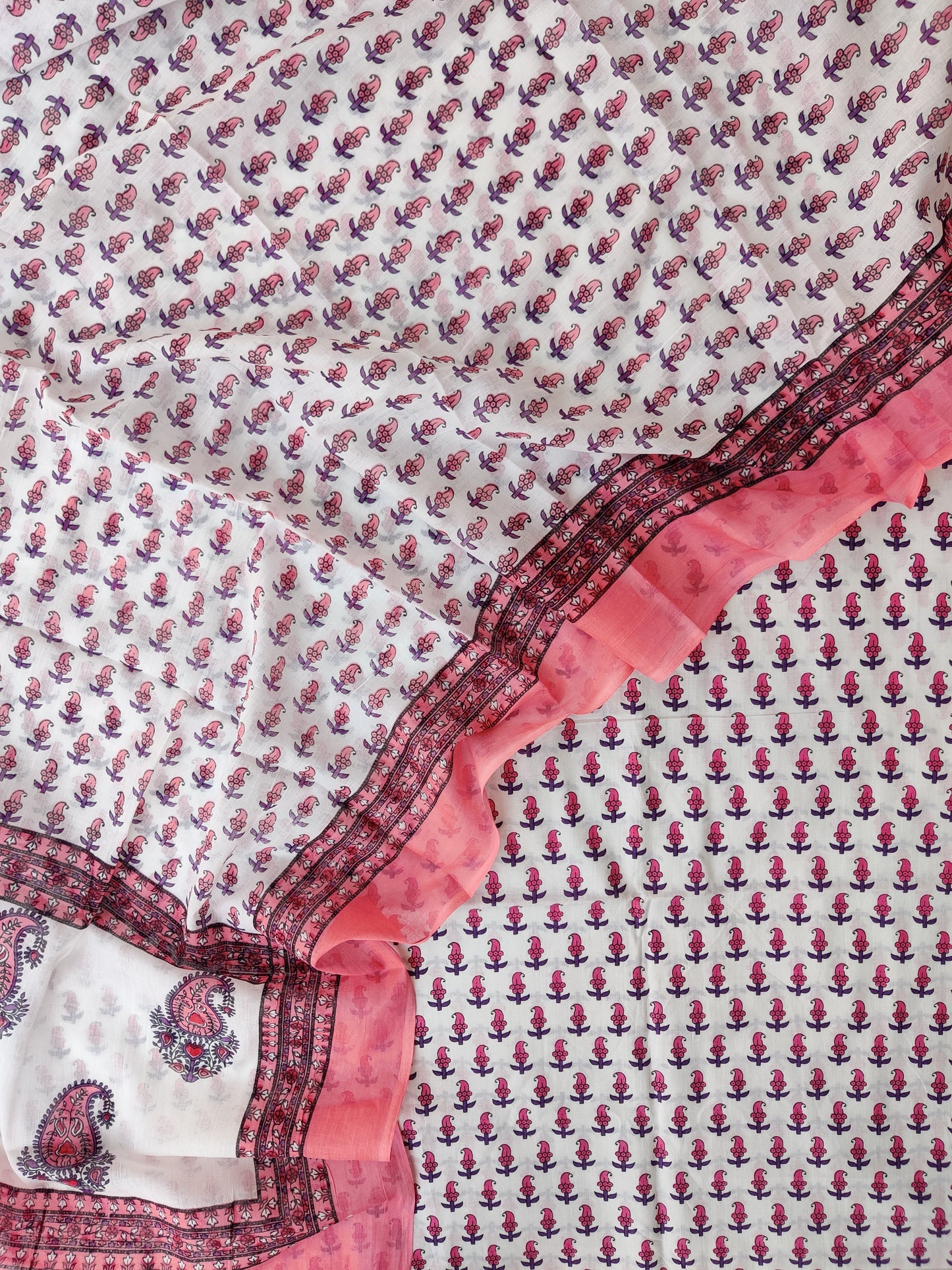 (SALE) TOP & DUPATTA Combo Set 2.5 Mtr each (NO BOTTOM)