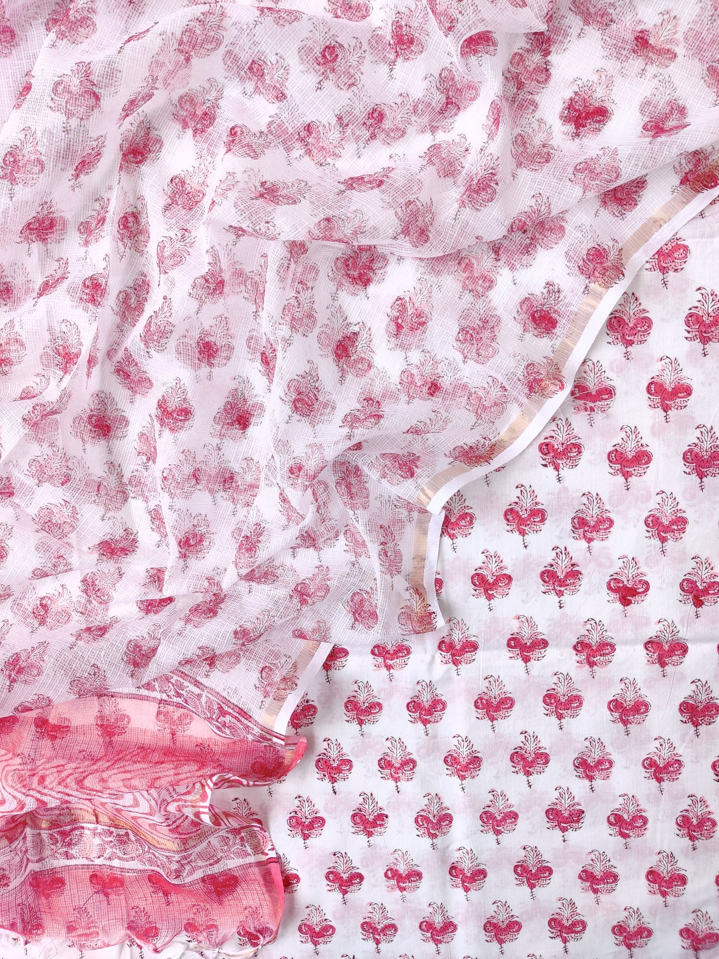 (SALE) TOP & DUPATTA Combo Set 2.5 Mtr each (NO BOTTOM)