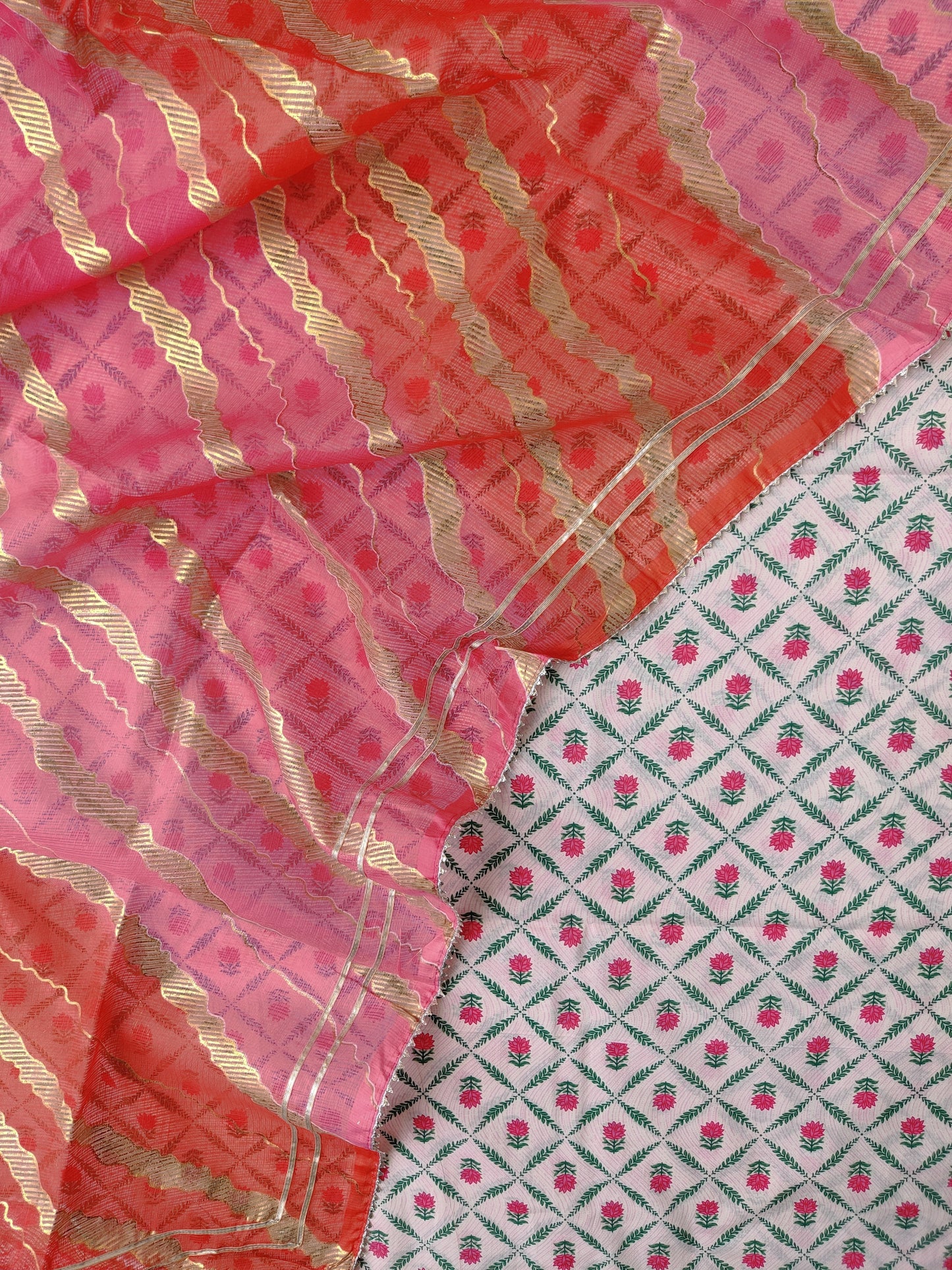 (SALE) TOP & DUPATTA Combo Set 2.5 Mtr each (NO BOTTOM)