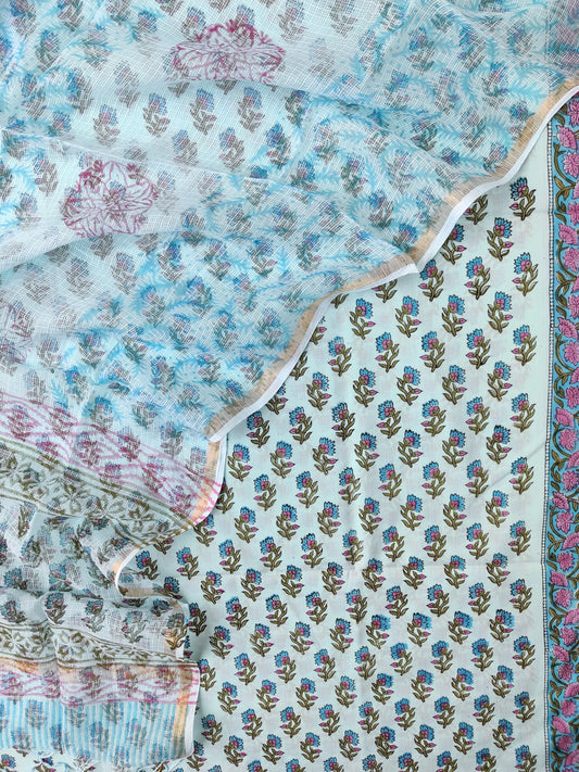 (SALE) TOP & DUPATTA Combo Set 2.5 Mtr each (NO BOTTOM)