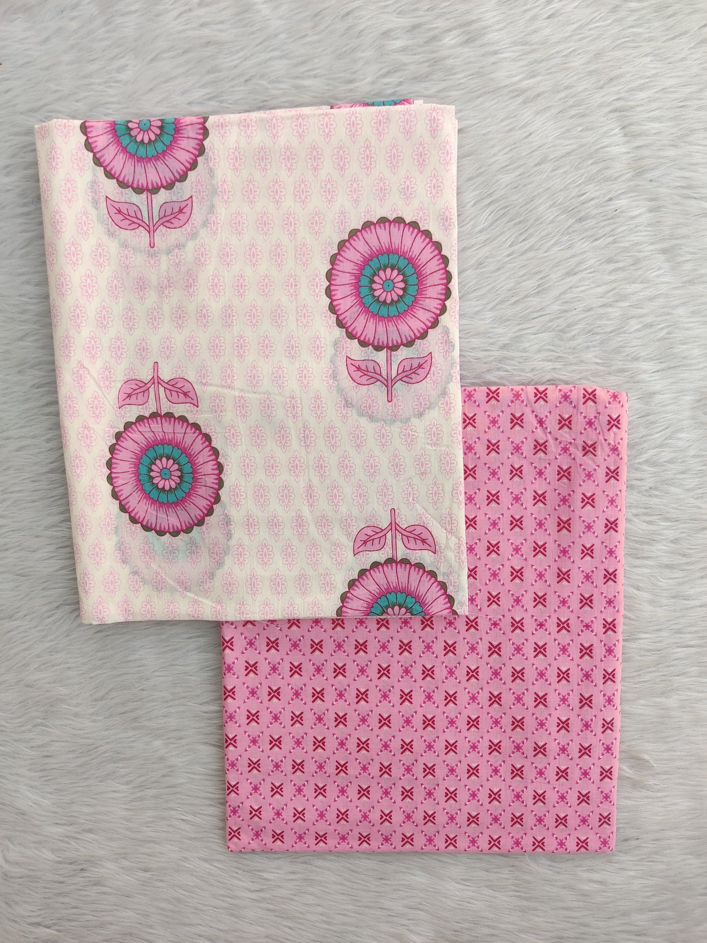 Jaipuri Printed Cotton Combo Set 2.5 Mtr each