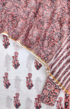 BOOTA Hand Block Printed Cotton Suit with Cotton Kota Doria dupatta