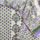 Hand Block Printed Cotton Suit with Mul Chanderi Dupatta
