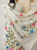 Hand Painted Cotton Suits with Mulmul  Dupatta