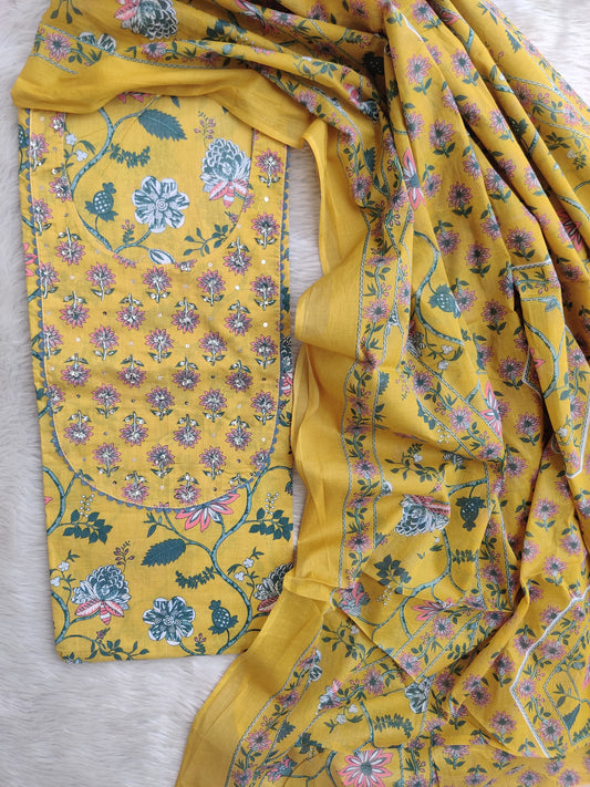 (SALE) TOP & DUPATTA Combo Set 2.5 Mtr each (NO BOTTOM)