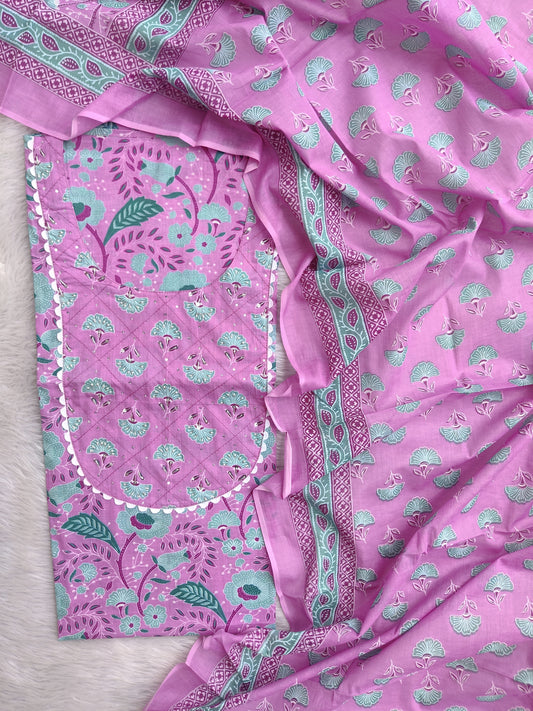 (SALE) TOP & DUPATTA Combo Set 2.5 Mtr each (NO BOTTOM)