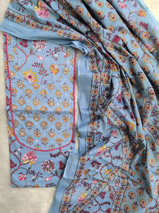 (SALE) TOP & DUPATTA Combo Set 2.5 Mtr each (NO BOTTOM)