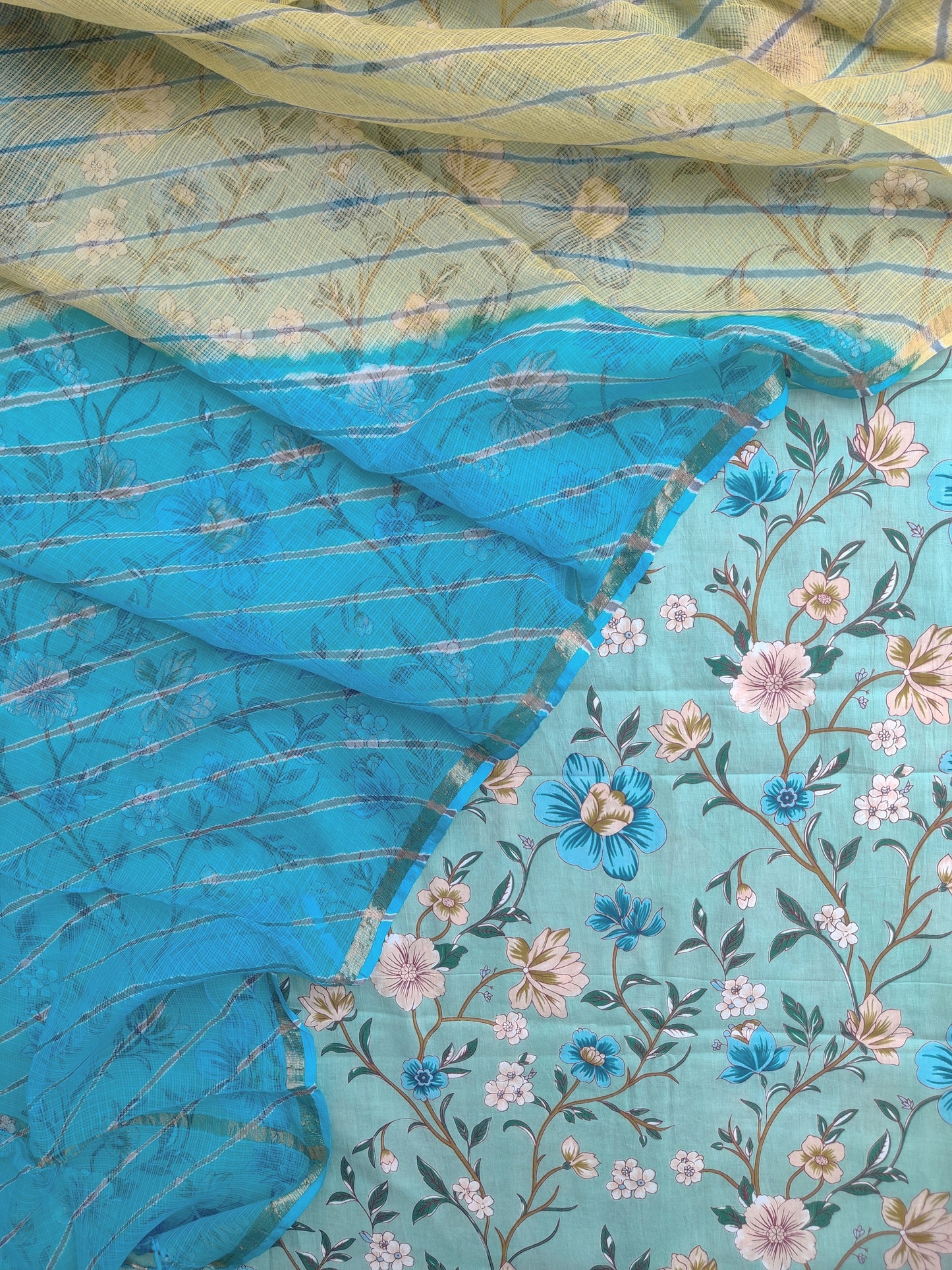 (SALE) TOP & DUPATTA Combo Set 2.5 Mtr each (NO BOTTOM)
