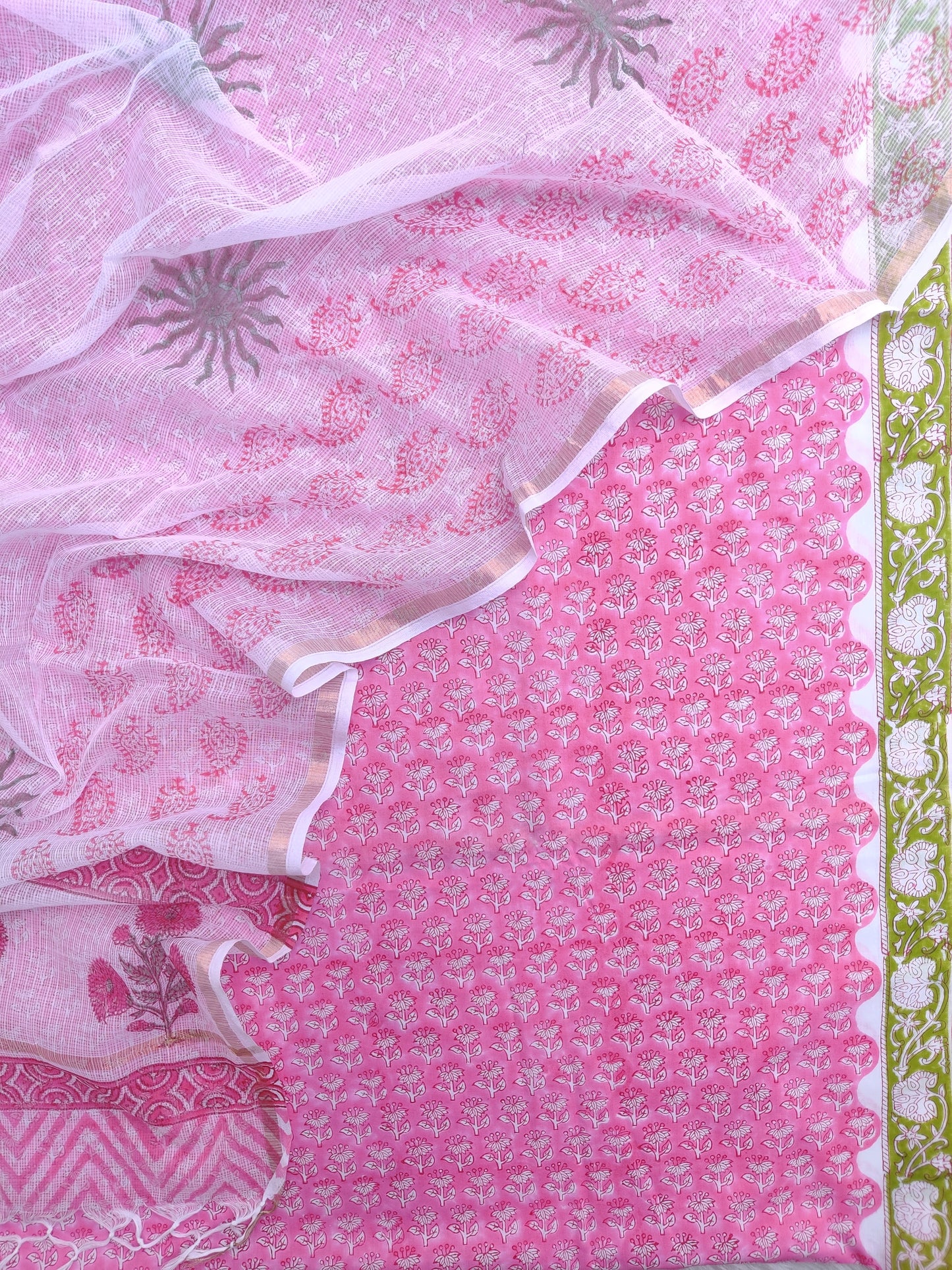 (SALE) TOP & DUPATTA Combo Set 2.5 Mtr each (NO BOTTOM)