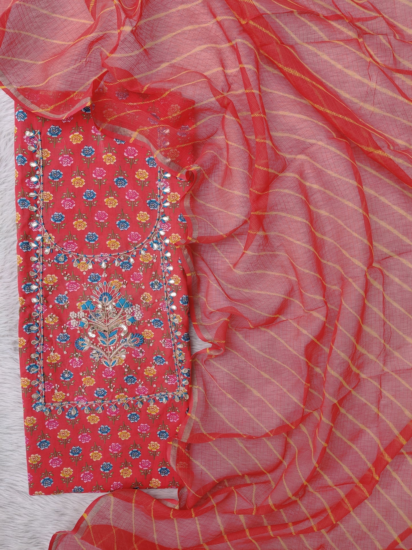 (SALE) TOP & DUPATTA Combo Set 2.5 Mtr each (NO BOTTOM)