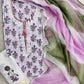 HAND BLOCK PRINTED  NECK WORK SUITS WITH KOTA DORIA DUPATTA