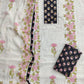 Exclusive Unstitched Cotton Suit with Mulmul Embroidery Dupatta