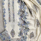 Exclusive Unstitched Cotton Suit with Mulmul Embroidery Dupatta