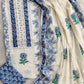 Exclusive Unstitched Cotton Suit with Mulmul Embroidery Dupatta