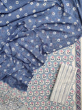 Hand Block Printed Cotton Suits with Mulmul Bandhej Dupatta
