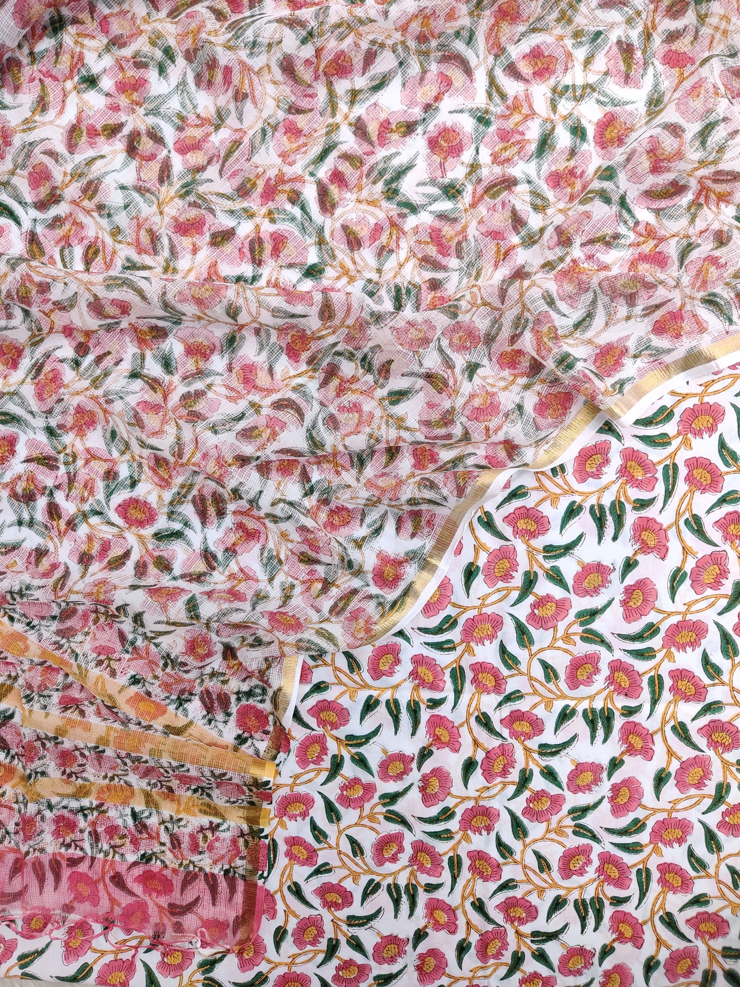 (SALE) TOP & DUPATTA Combo Set 2.5 Mtr each (NO BOTTOM)