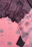 BOOTA Hand Block Printed Cotton Suit with Cotton Kota Doria dupatta