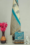 HAND BLOCK PRINTED MAHESHWARI SILK SUIT WITH MAHESHWARI SILK DUPATTA