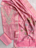 NEW LAUNCH              CHANDERI SILK GOTA PATTI SUIT WITH CHANDERI DIGITAL PRINTED DUPATTA