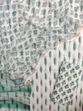 Handloom Weave Ikat Suit with Kota Doria Dupatta