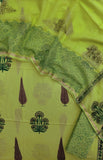Hand Block Printed Cotton Suit with Cotton Kota Doria dupatta