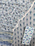 Handloom Weave Ikat Suit with Kota Doria Dupatta