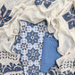AJRAKH Hand Block Printed Cotton Suit with Applique Cotton Dupatta