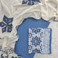 AJRAKH Hand Block Printed Cotton Suit with Applique Cotton Dupatta