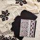 AJRAKH Hand Block Printed Cotton Suit with Applique Cotton Dupattta