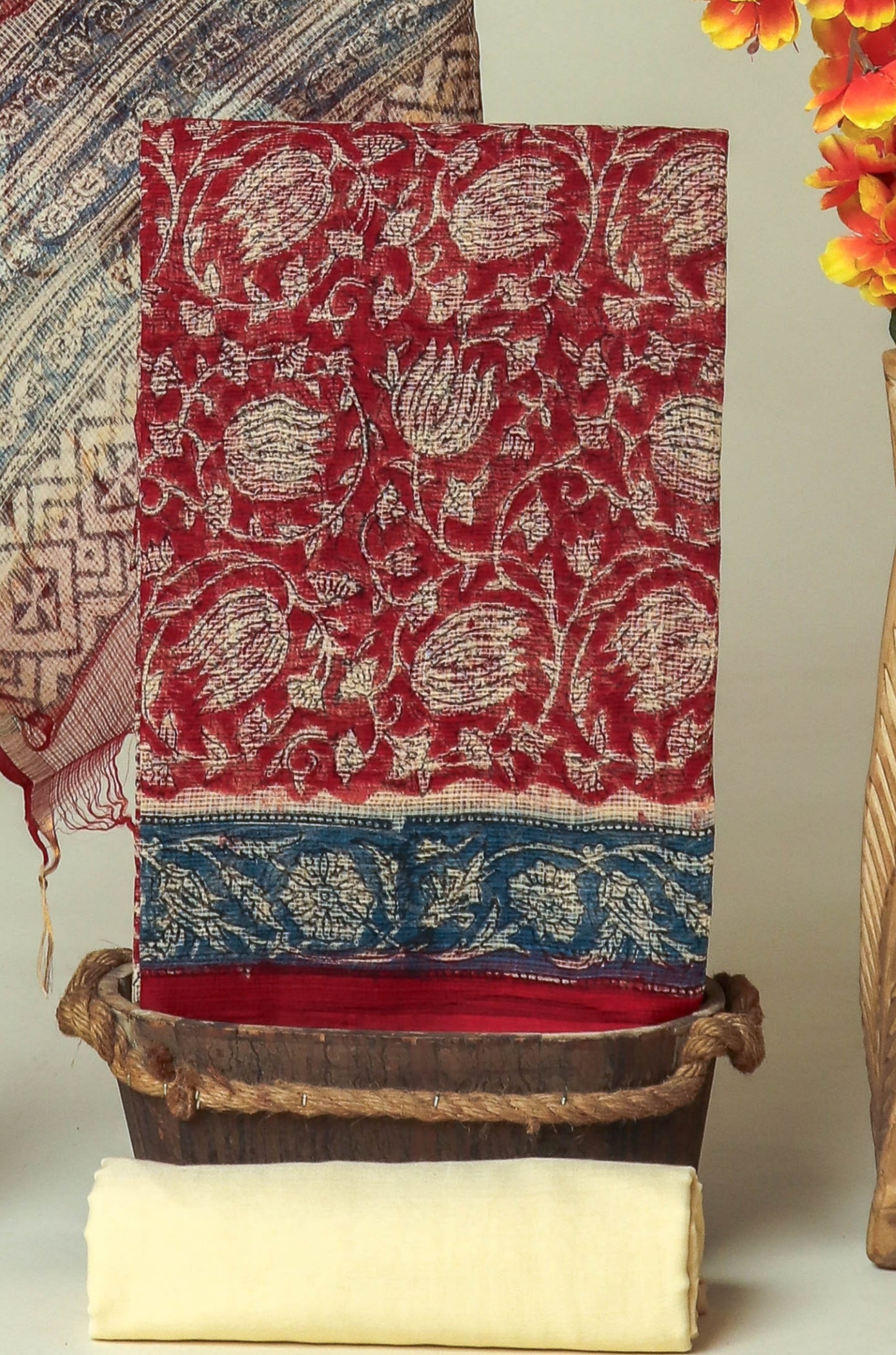 PURE KOTA DORIA SUIT WITH PURE KOTA DORIA DUPATTA WITH   (ATTACHED LINING)