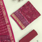 JAHOTA PRINTED MAHESHWARI SILK SUIT WITH MAHESHWARI SILK DUPATTA