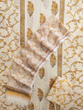 Hand Block Printed Cotton Schiffli Suit with Kota Doria Dupatta