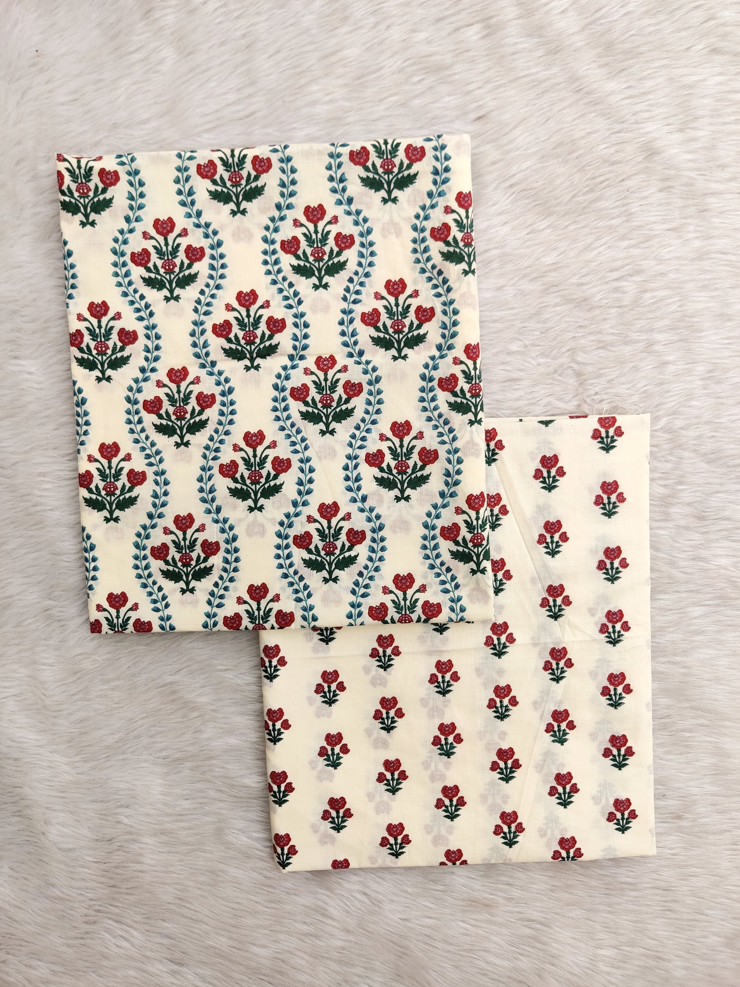 Jaipuri Printed Cotton Combo Set 2.5 Mtr each
