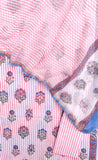 Hand Block Printed Cotton Suit with Cotton Kota Doria dupatta