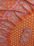 BANDHANI Schiffli Suit with Mulmul Dupatta
